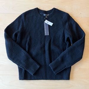 NWT Banana Republic Black Wool Sweater Sz XS